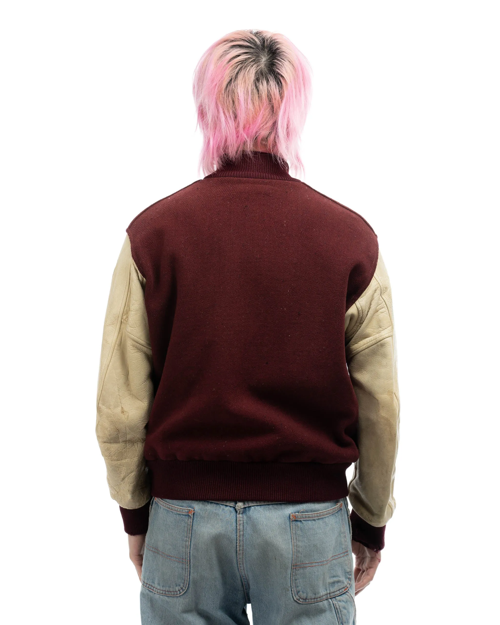 50’s Lasley Knitting Varsity Jacket - Large
