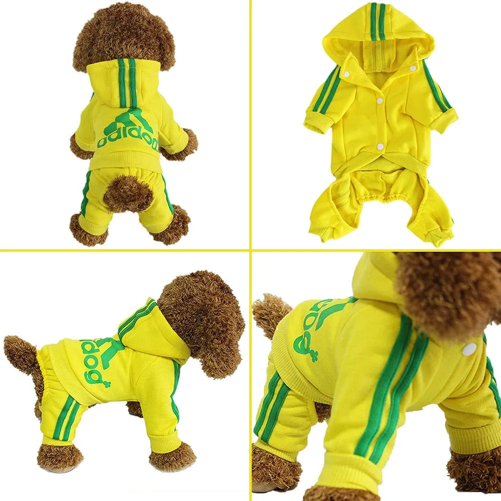 Adidog Pet Pet Four-Legged Hoodie XS-XXL by Furr Baby Gifts