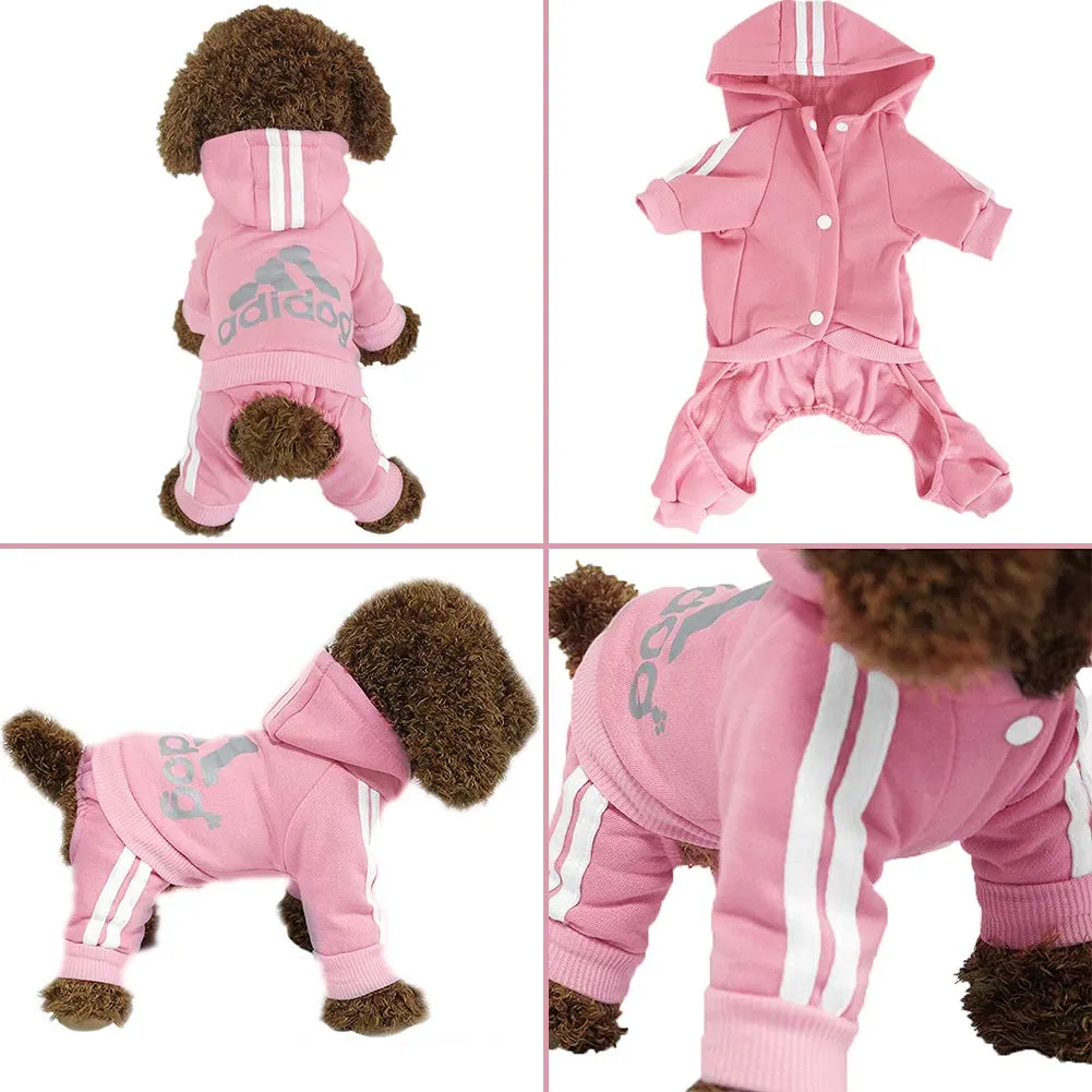 Adidog Pet Pet Four-Legged Hoodie XS-XXL by Furr Baby Gifts