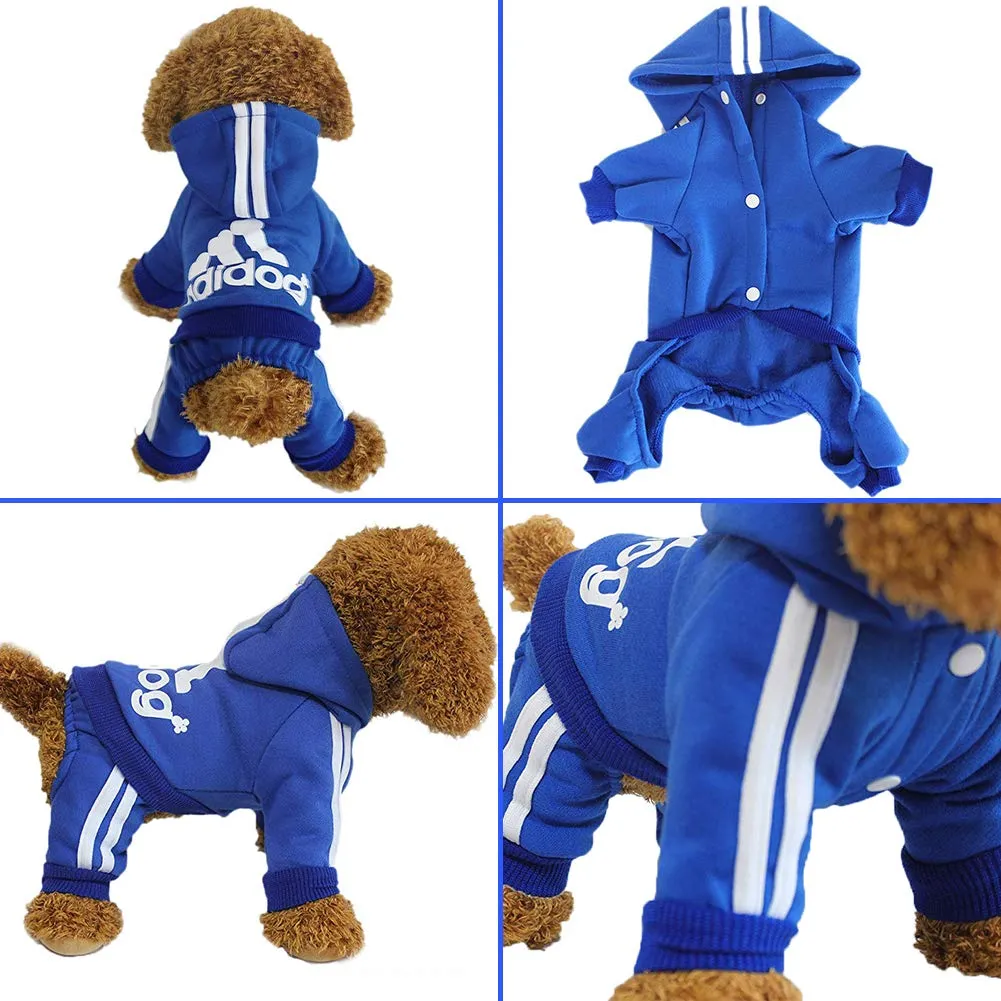 Adidog Pet Pet Four-Legged Hoodie XS-XXL by Furr Baby Gifts