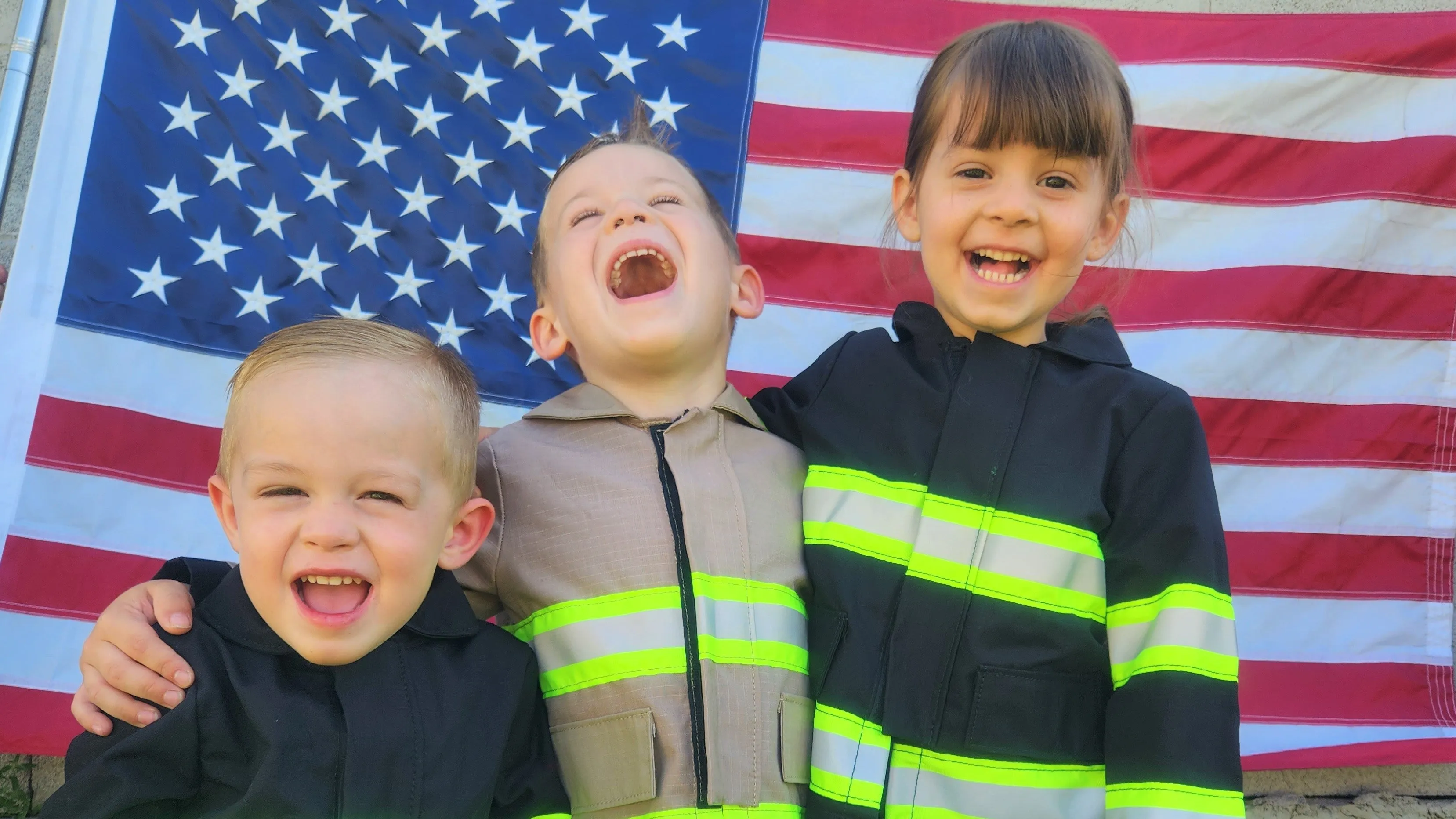 BIRTHDAY Firefighter Personalized BLACK 3PC Toddler Outfit
