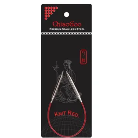 ChiaoGoo Knit RED Circular Knitting Needle 23 cm