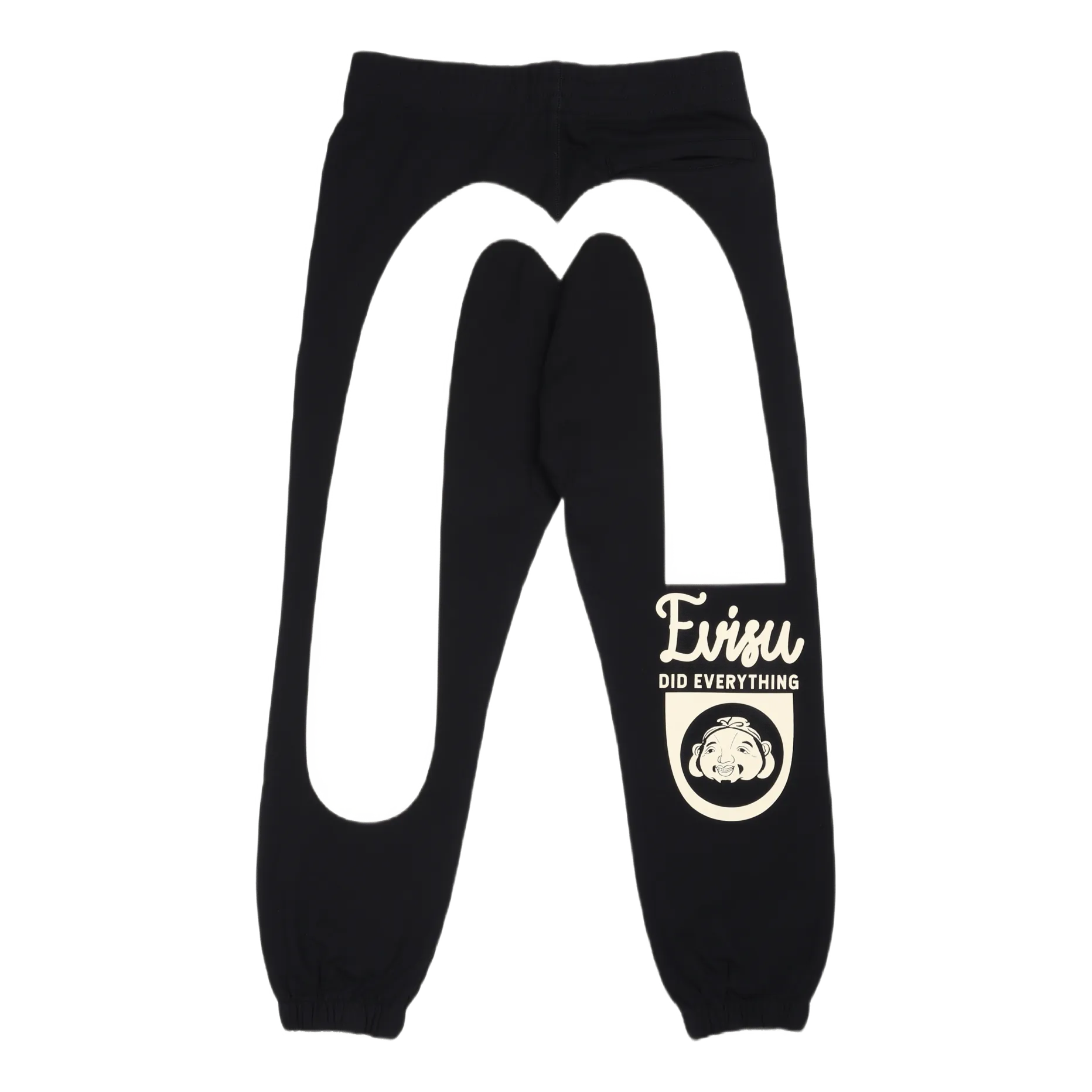 Classic Daicock Sweatpants Wit Black
