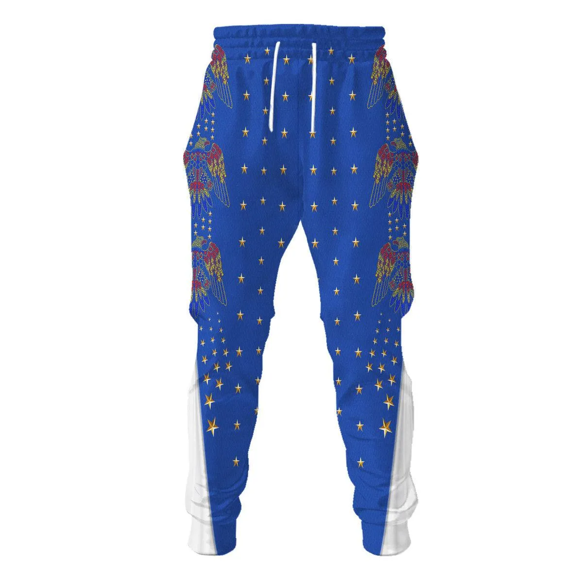 Gearhomie Elvis EAGLE Blue Costume Hoodie Sweatshirt T-Shirt Sweatpants