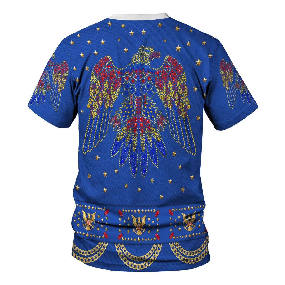 Gearhomie Elvis EAGLE Blue Costume Hoodie Sweatshirt T-Shirt Sweatpants
