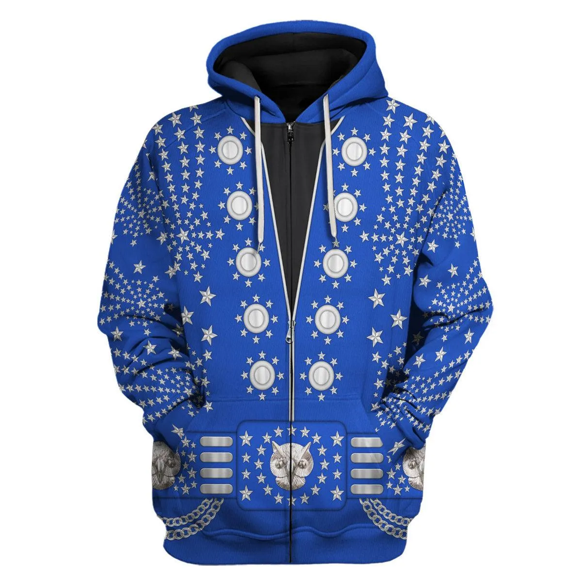 Gearhomie Elvis Owl Costume Hoodie Sweatshirt T-Shirt Sweatpants