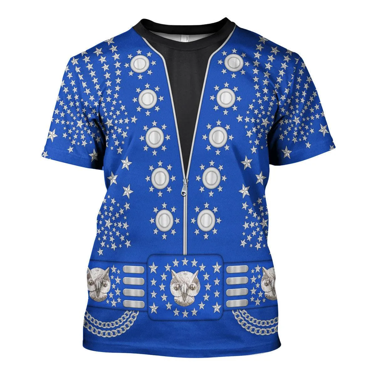 Gearhomie Elvis Owl Costume Hoodie Sweatshirt T-Shirt Sweatpants