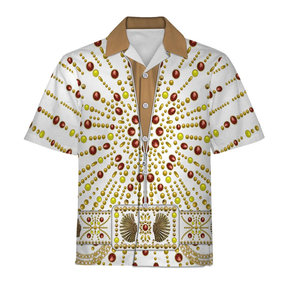 Gearhomie Elvis Sunburst Costume Hoodie Sweatshirt T-Shirt Sweatpants