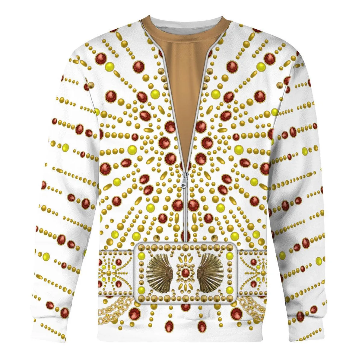 Gearhomie Elvis Sunburst Costume Hoodie Sweatshirt T-Shirt Sweatpants