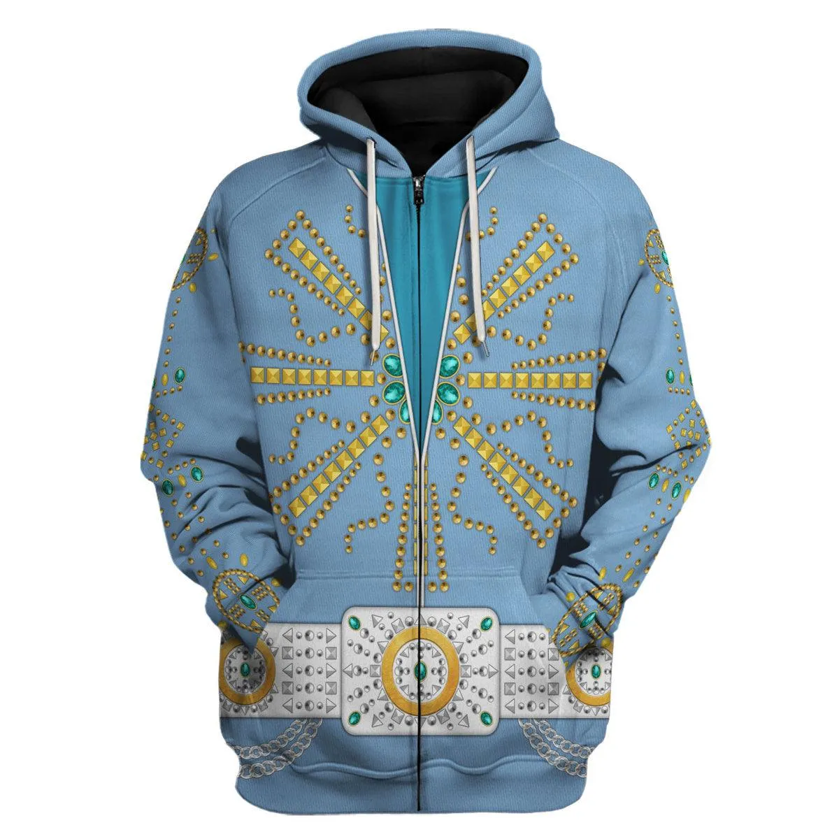 Gearhomie Elvis Tiffany Costume Hoodie Sweatshirt T-Shirt Sweatpants