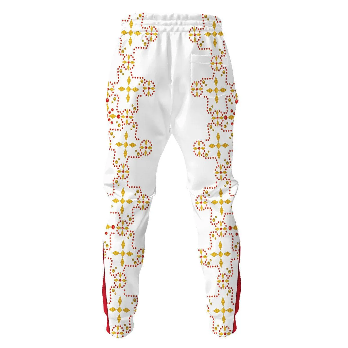 Gearhomie Elvis White Conquistador Costume Hoodie Sweatshirt T-Shirt Sweatpants