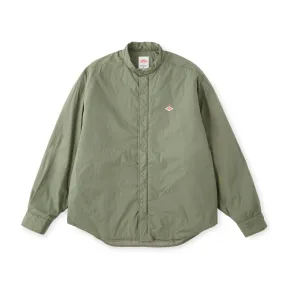 MEN'S INSULATION STAND COLLAR SHIRT JACKET SOLID