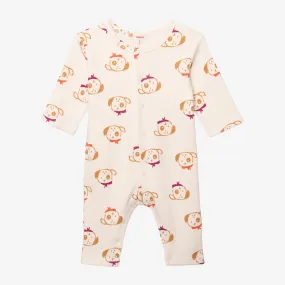 Newborn off white jumpsuit