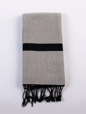 Rich Cotton/wool mix Hammam, Tiny Diamond Pattern