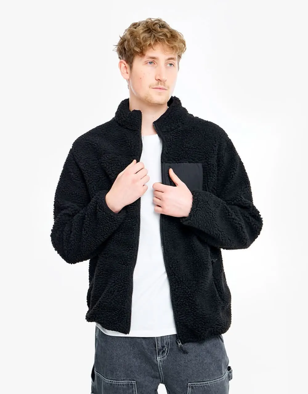 Route One Sharwa Fleece - Black