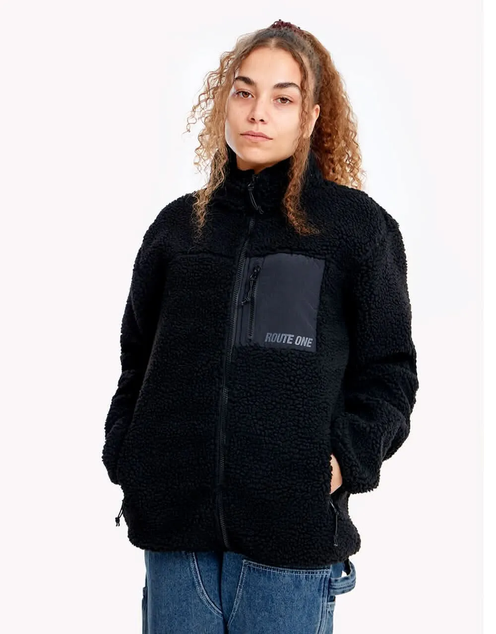 Route One Sharwa Fleece - Black