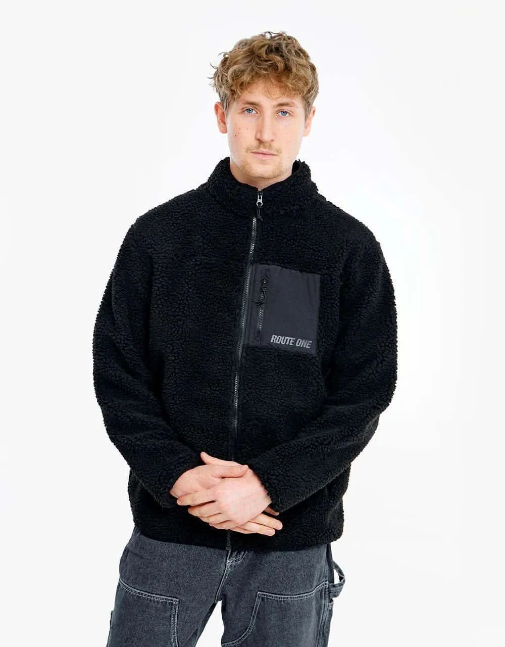 Route One Sharwa Fleece - Black