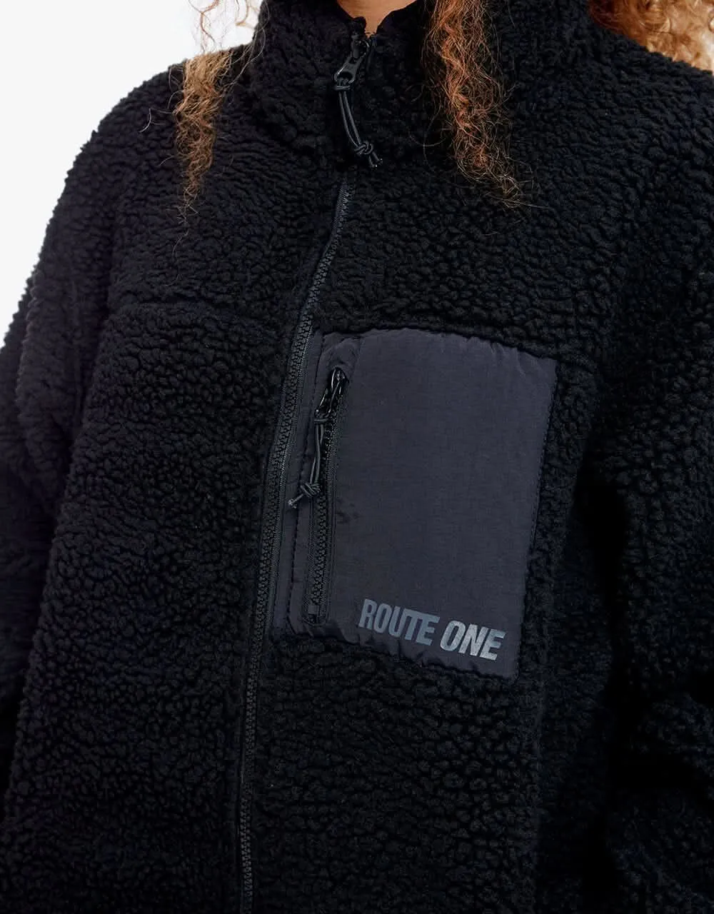 Route One Sharwa Fleece - Black