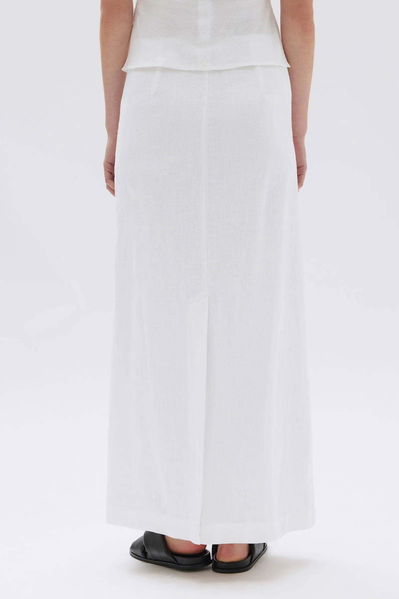 Solis Linen Maxi Skirt