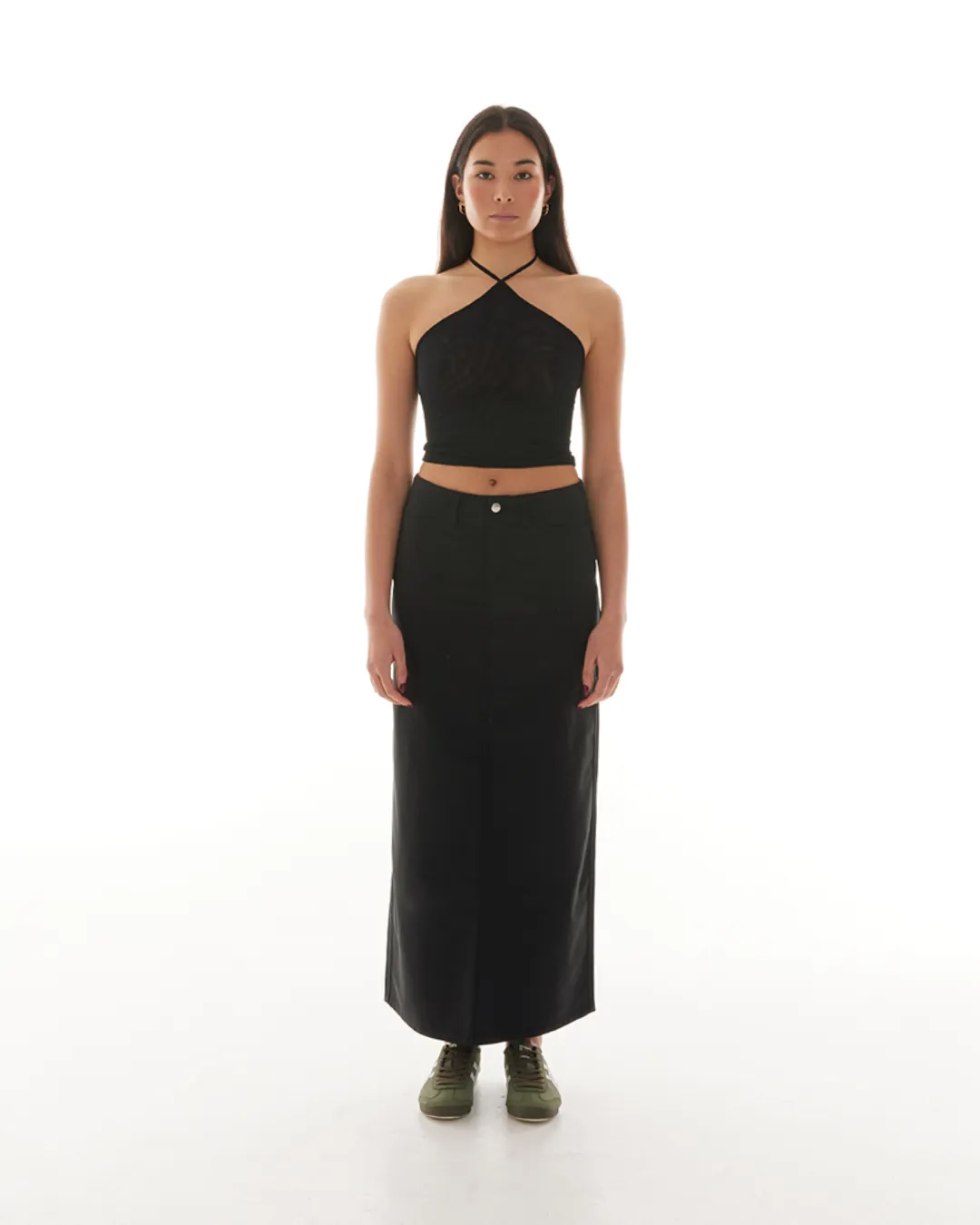 Womens Tencel Maxi Skirt