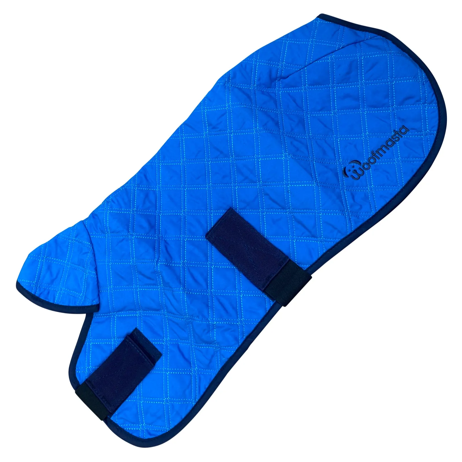 Woofmasta Cooling Coat Dog Jacket in Blue - 10"